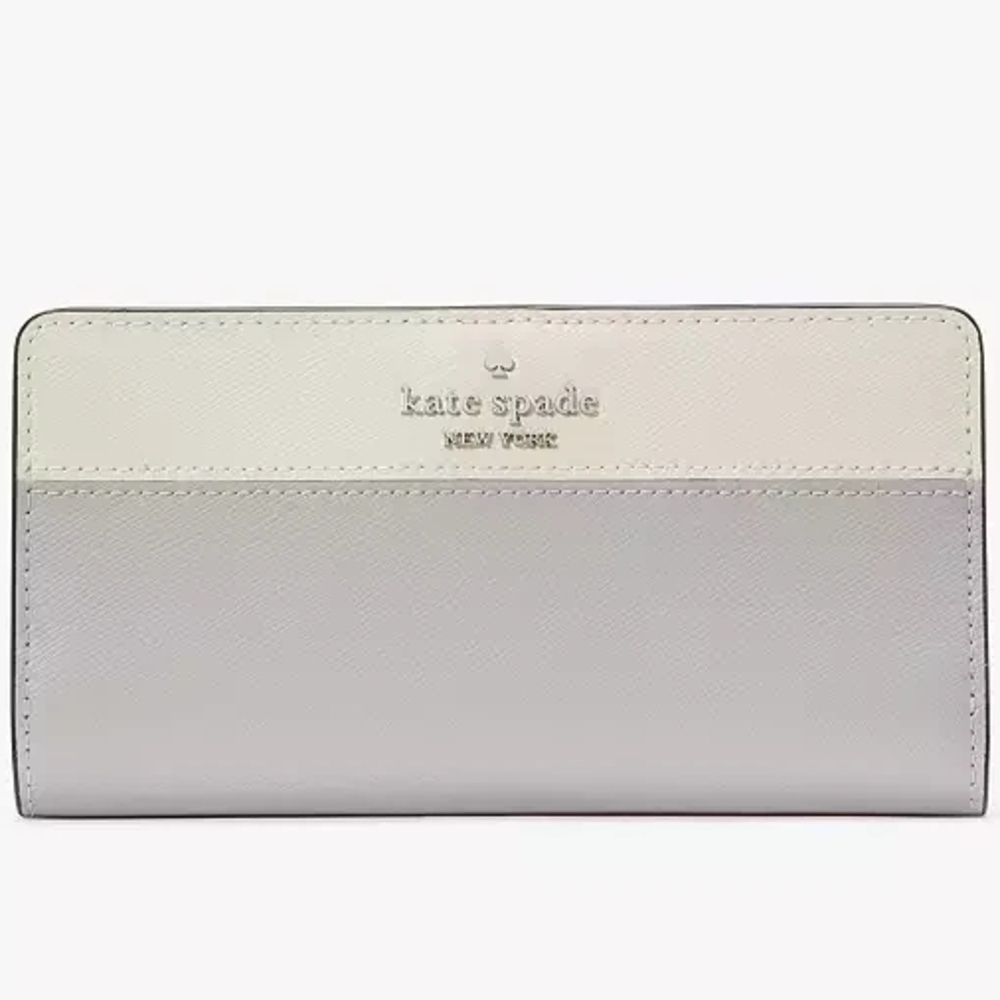 Kate Spade Madison Slim Two Tone Wallet, NWT